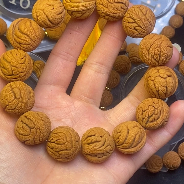 桃核手串桃核龙纹20尺寸