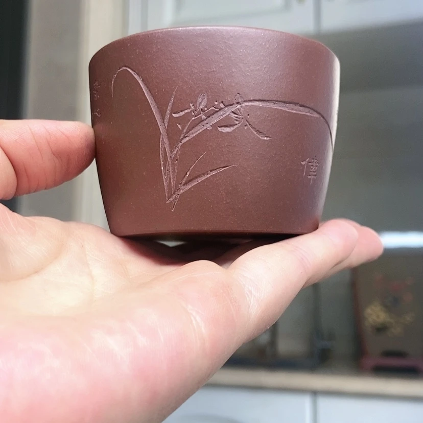 【闪购商品】紫砂茶壶阿*』紫泥120cc主人杯