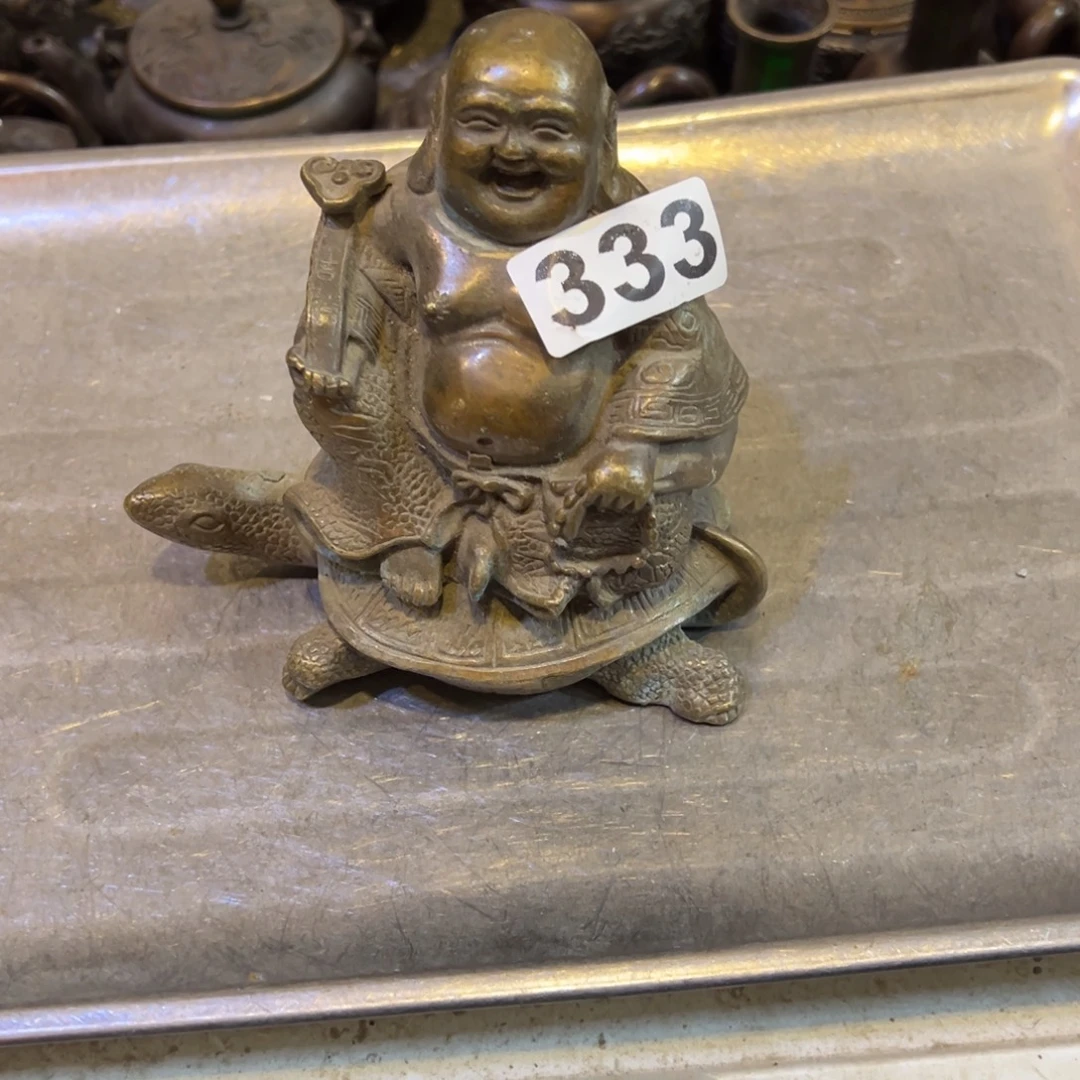 黄铜摆件，文房摆件