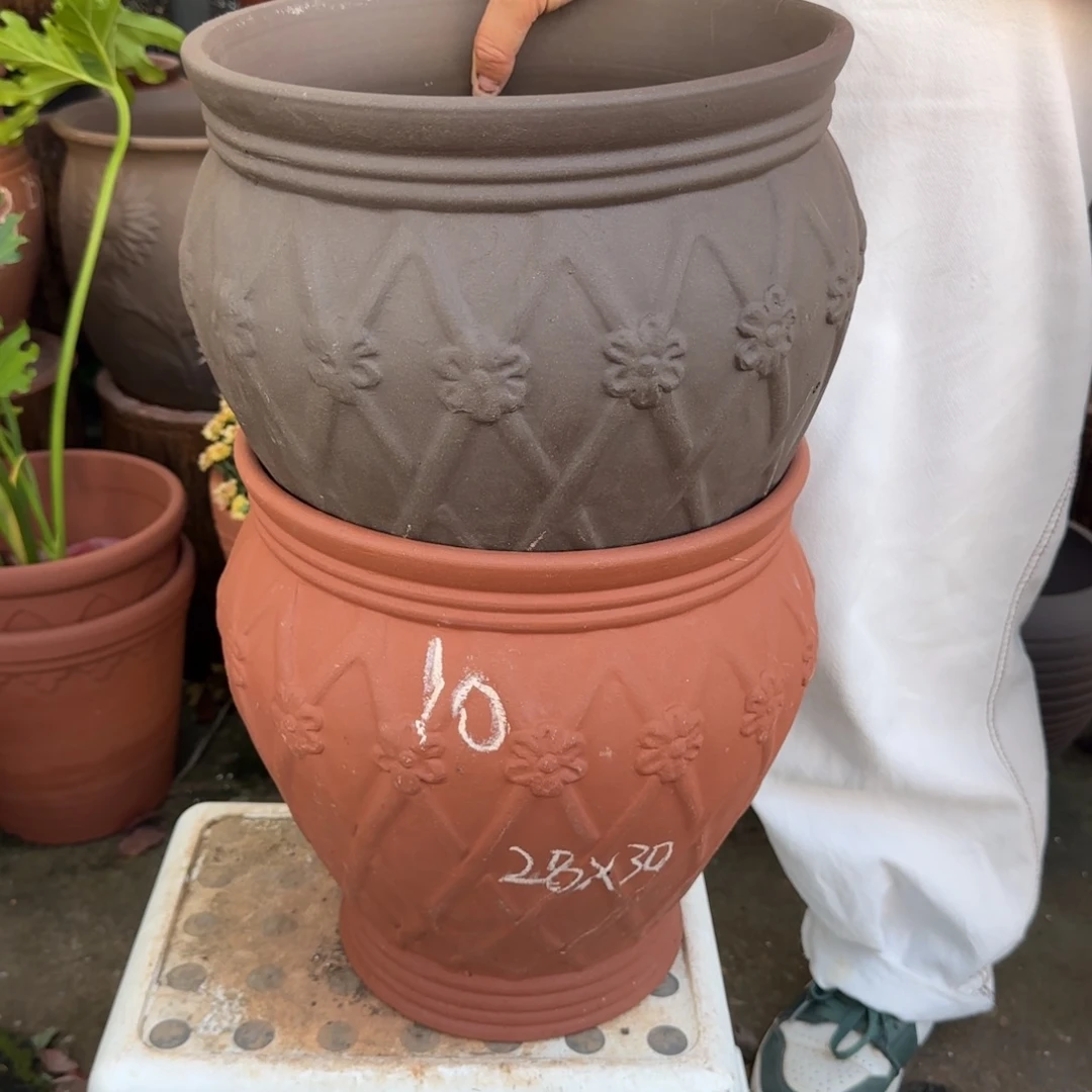 花盆紫砂口28高30宜兴紫砂