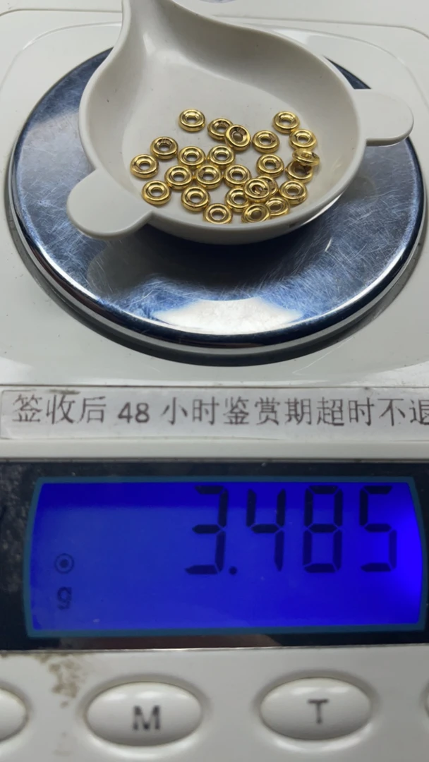 足金999配饰隔片