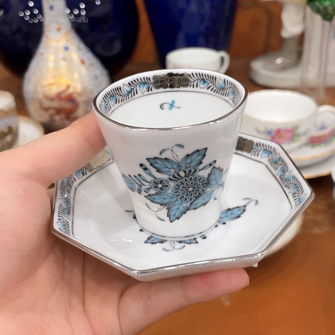摆件中古赫伦茶杯