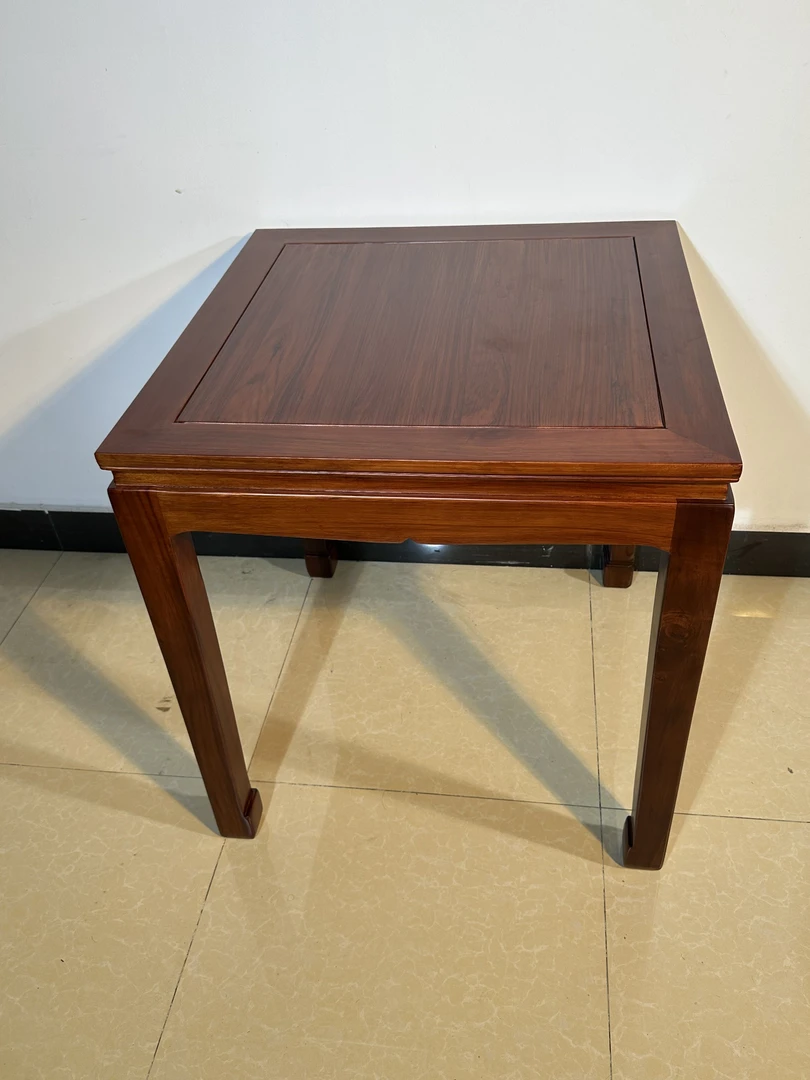 70方桌特价链接 乌金木餐桌新中式古典榫卯结构四方桌