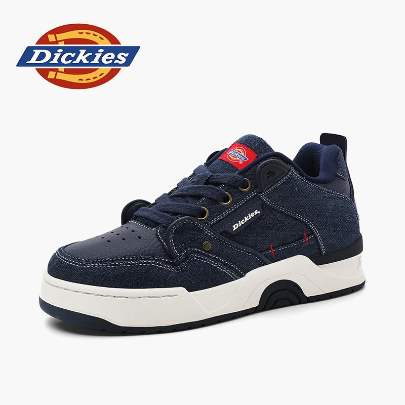 Dickies2025夏季新款男士透气低帮板鞋时尚百搭厚底学生舒适潮鞋