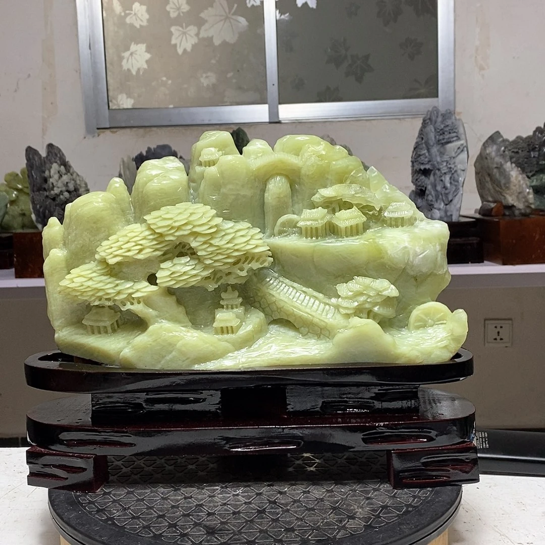 董***全玉玉未镶嵌居家摆件