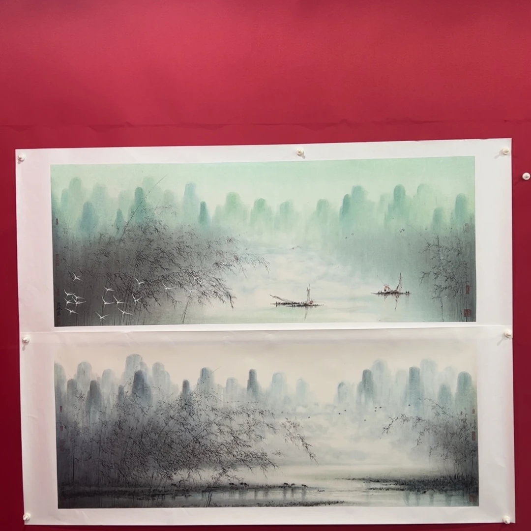 朴***羊国画卫老师作品欣赏