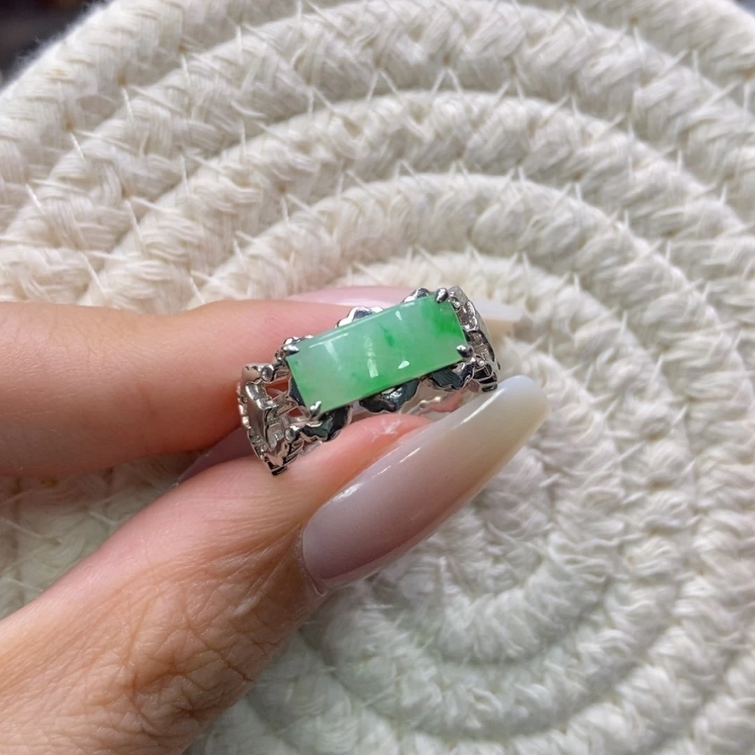 颈饰银S925镶嵌翡翠13916