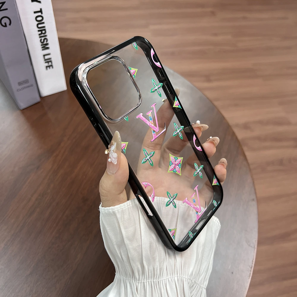 创意新款透明适用苹果16promax手机壳15防摔14老花13高档奢华潮牌