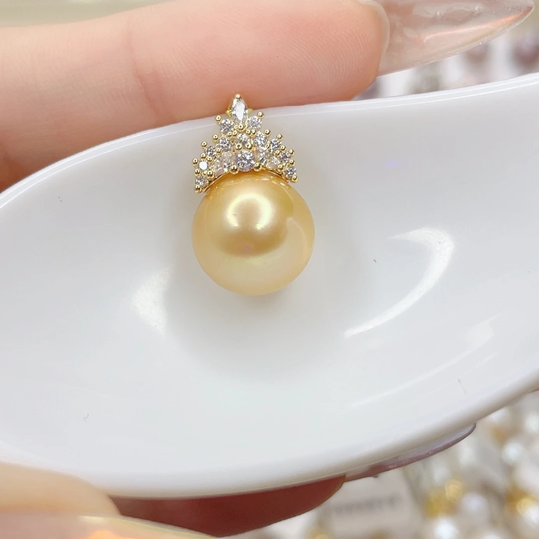 淡水珍珠未镶嵌吊坠(赠链)