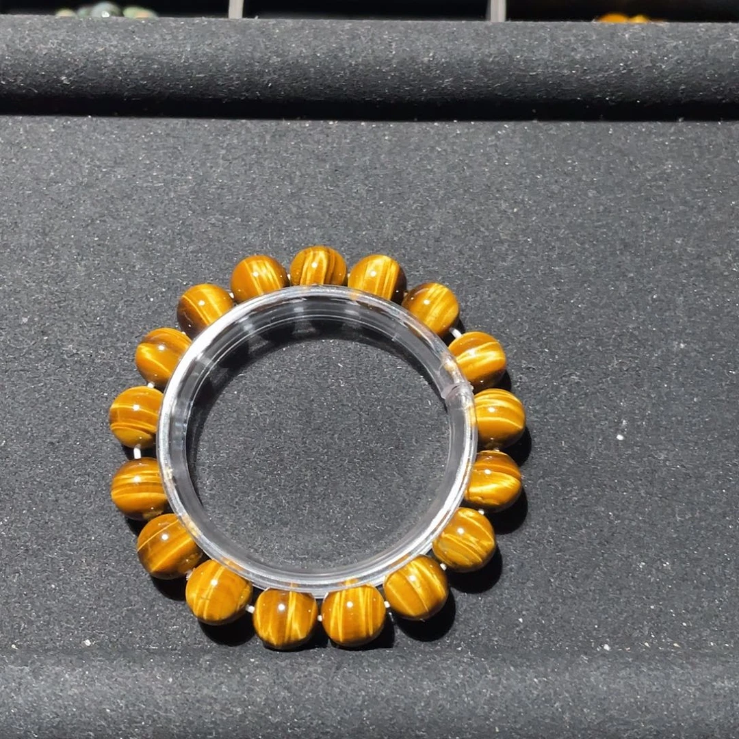 时***客木变石（虎睛石）未镶嵌手链