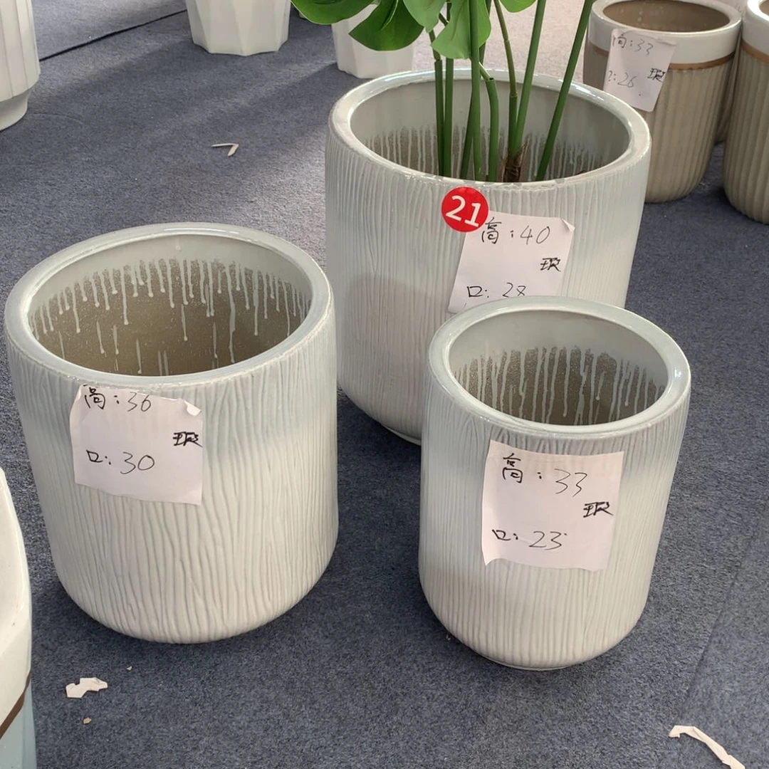 高温陶瓷花盆微瑕