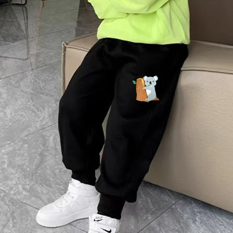 2025新款男童裤子秋款休闲裤中大童秋冬加绒长裤女童裤子春秋裤