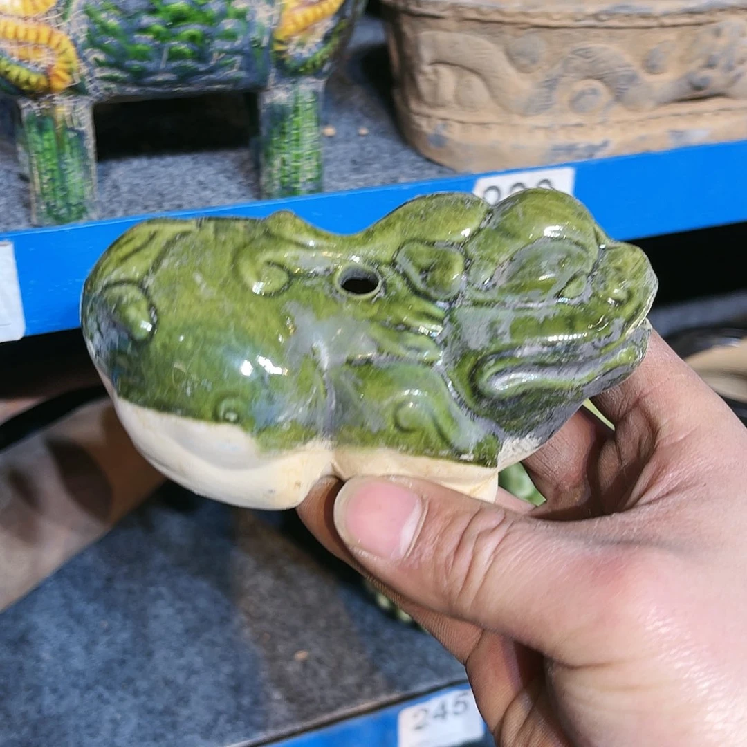 原***道瓦当摆件茶台喜欢拍