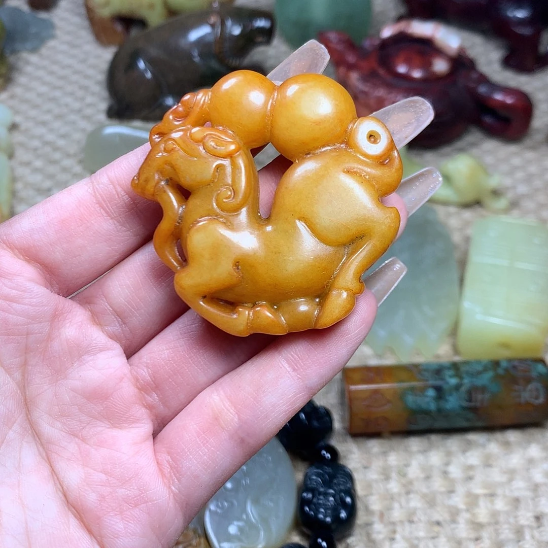 白玉菩提吊坠挂件