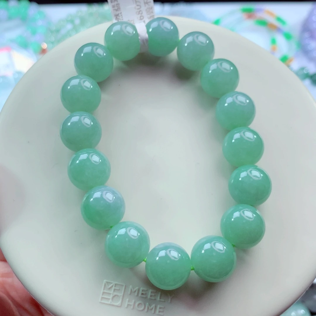 翡翠未镶嵌手链卡12.4