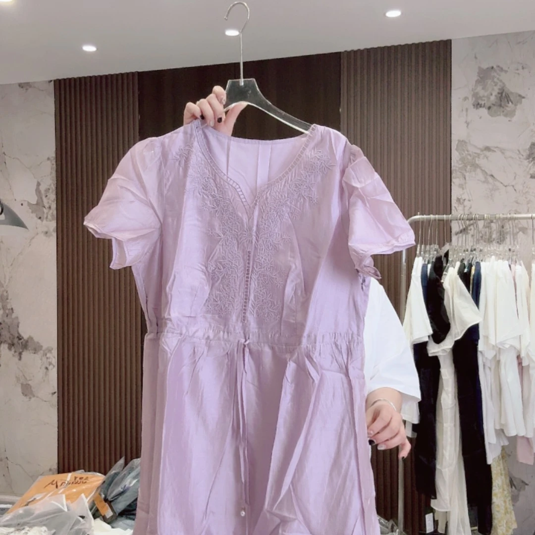 吊带72度紫色连衣裙929四码