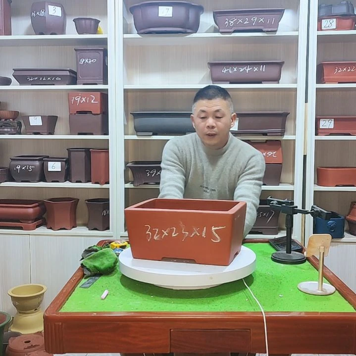 紫砂花盆宜兴紫砂花盆花盆，