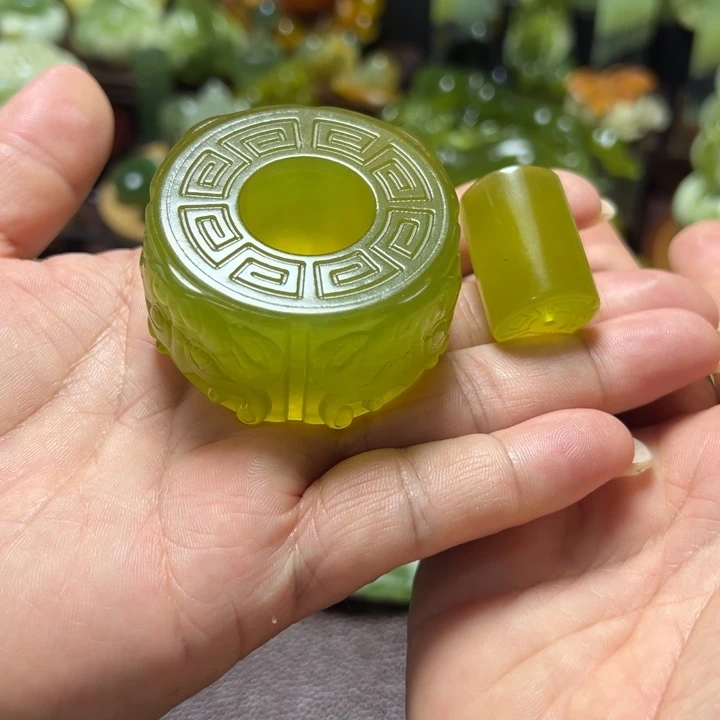 未镶嵌蛇纹石玉手链