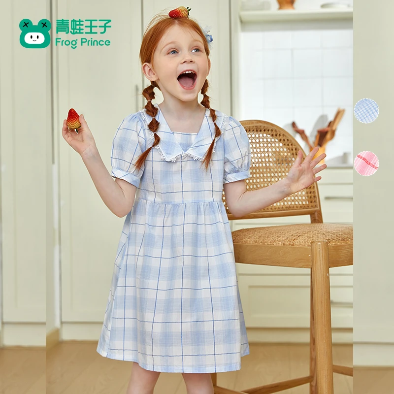 青蛙王子童装夏季女童甜美连衣裙FP2245305