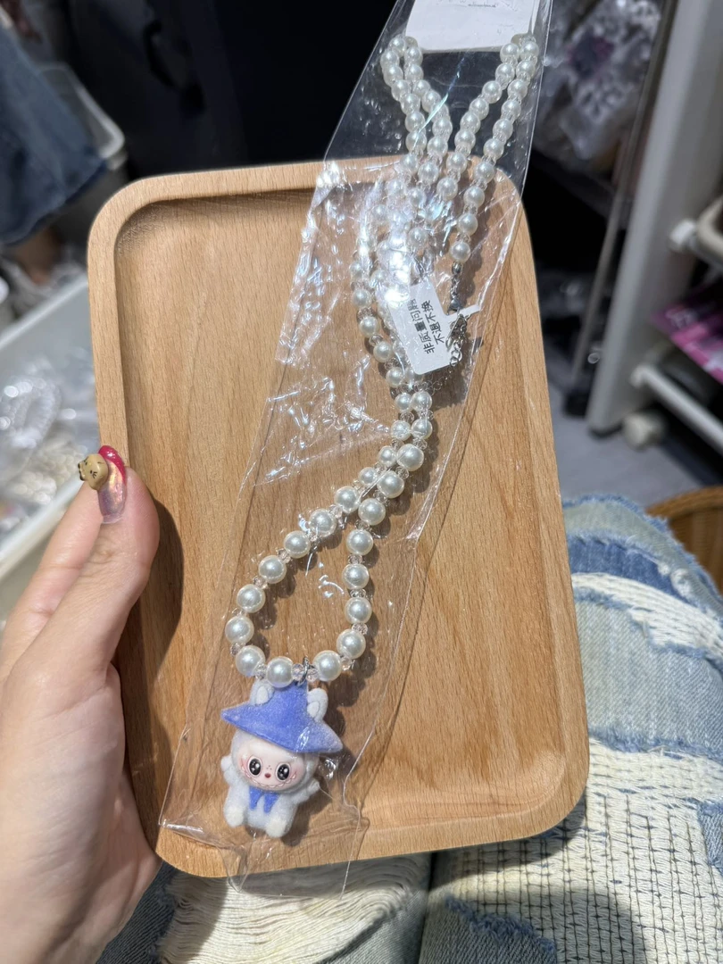 拉布步长款珍珠毛衣链149