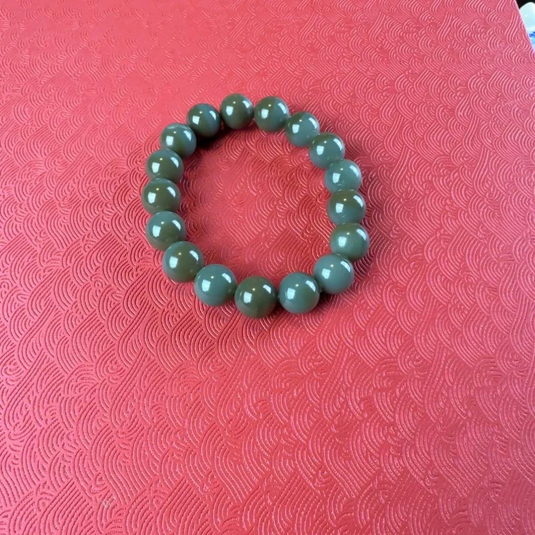 大***y和田玉（糖玉）未镶嵌手链