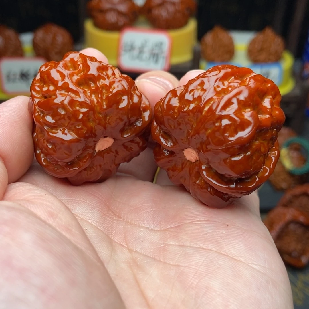 文玩核桃吊坠37-40蛙