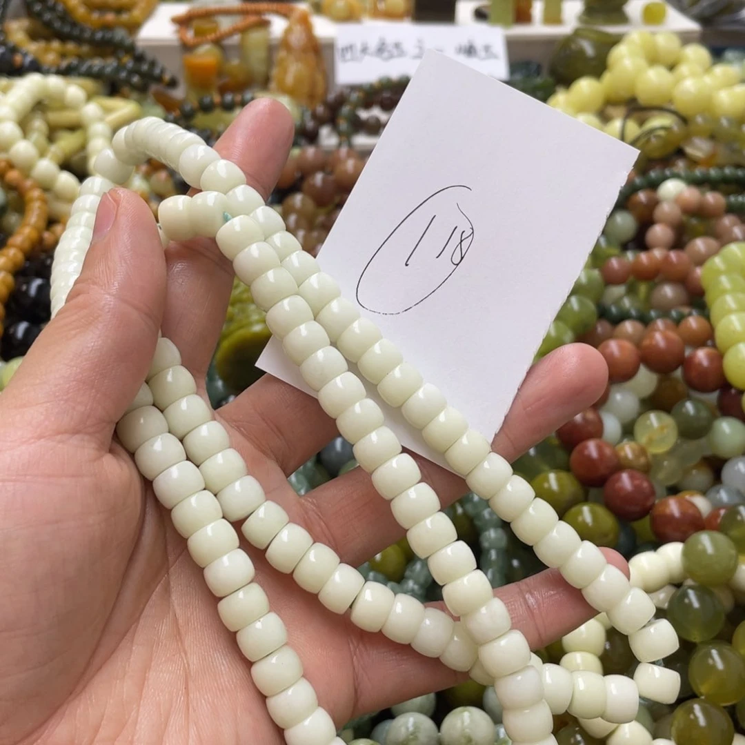 蛇纹石玉手链未镶嵌