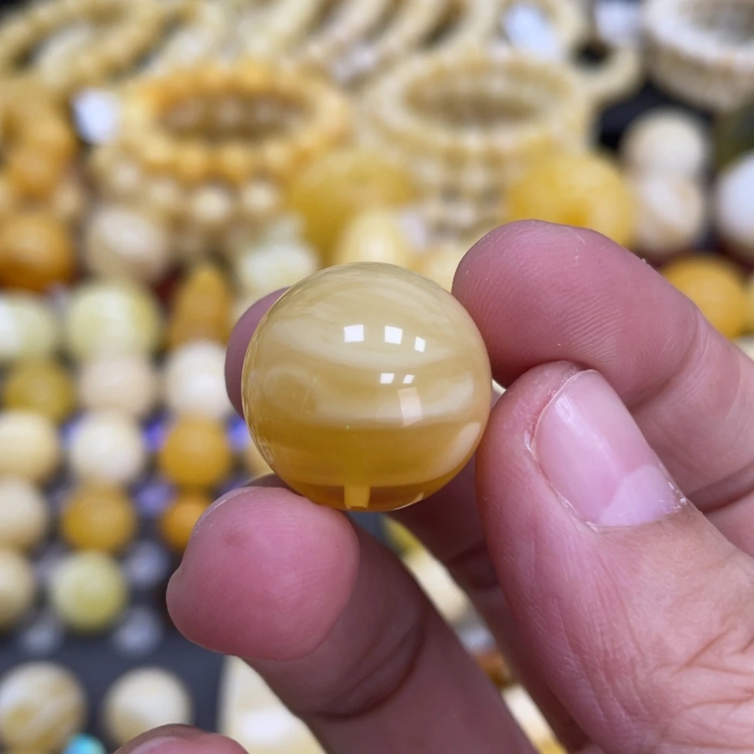 裸石蜜蜡未镶嵌18.8mm瑕疵福利款