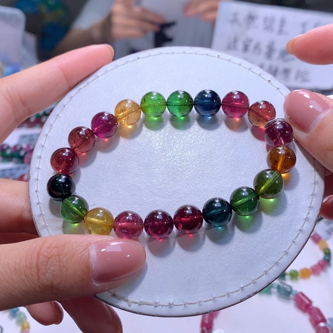 【闪购商品】未镶嵌手串碧玺9.6m净体