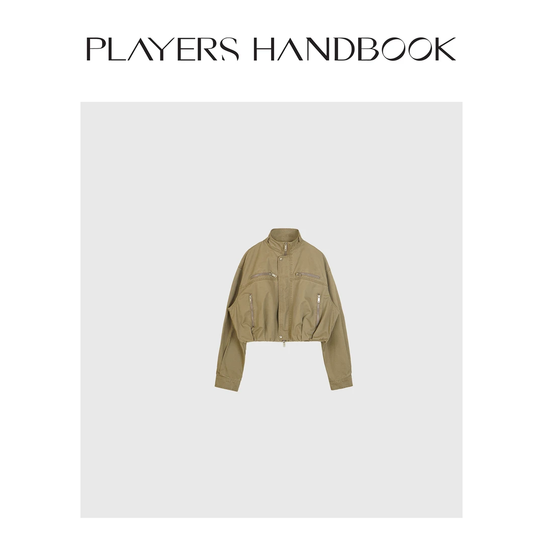 PH《加州旅馆》机车重工立领多袋拉链机车工装时尚百搭夹克PH1627