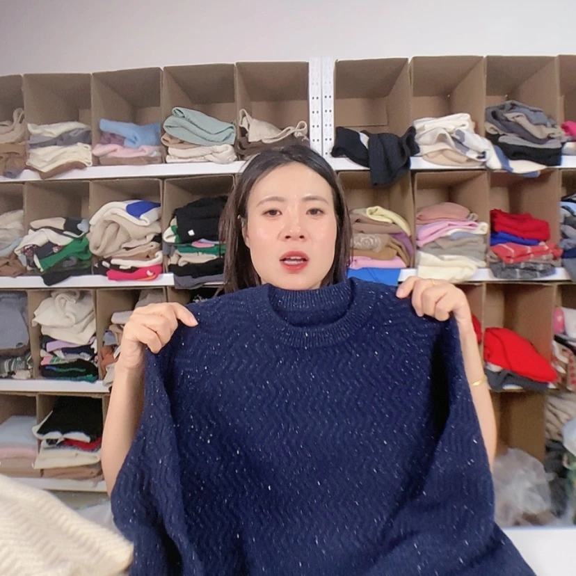 【闪购商品】藏青色珠片沙