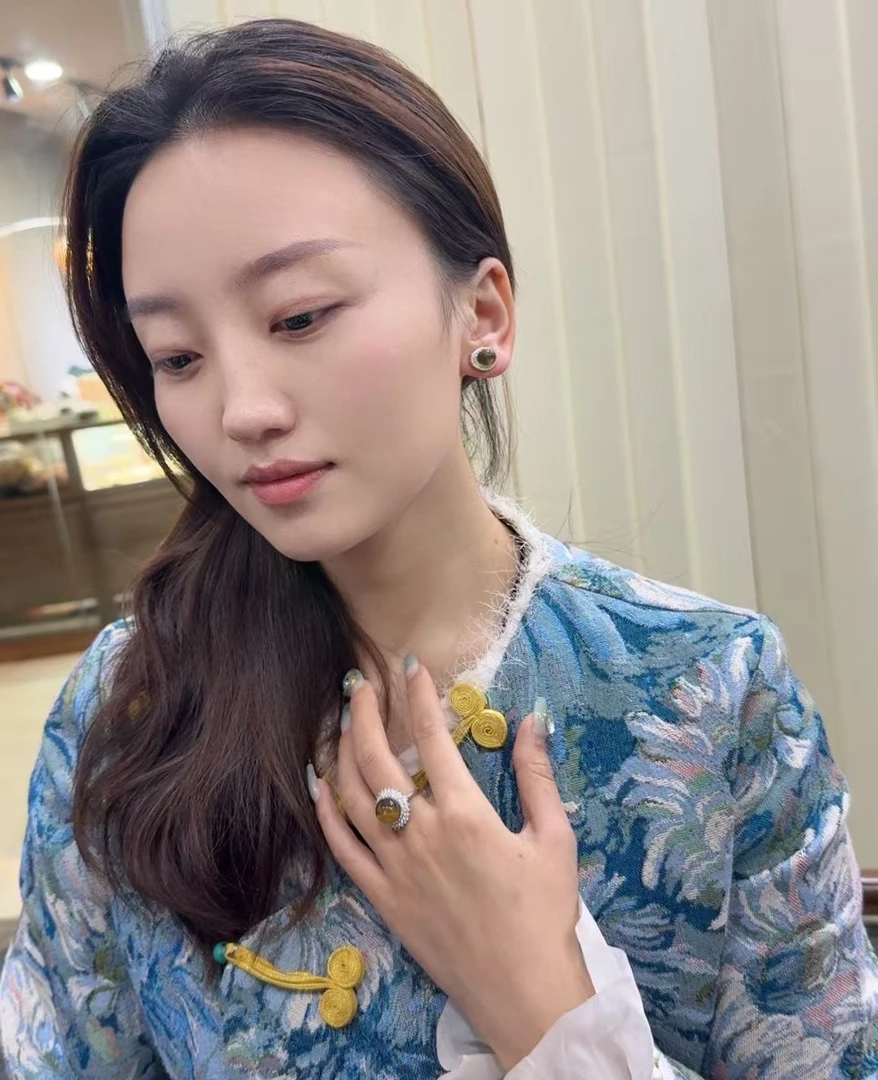 925银耳饰 耳钉戒指配套 气质款