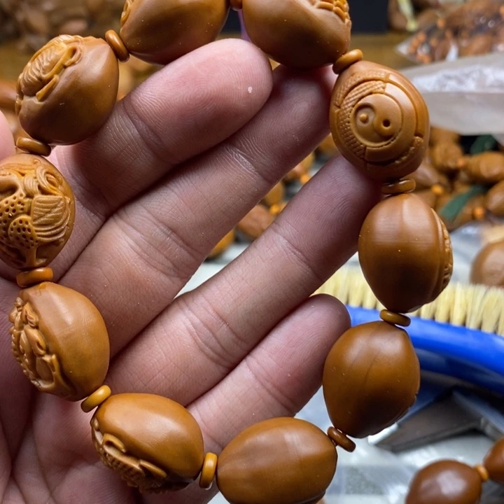 橄榄核手串/手链橄榄核雕工艺手串