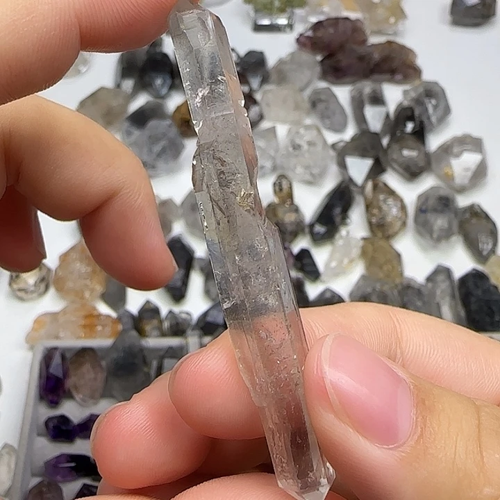 未镶嵌珠宝半成品水晶透亮长条
