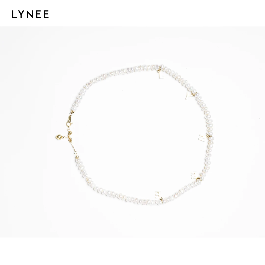 LYNEE logo珍珠项链时尚百搭精致休闲优雅气质LAD2FSA022
