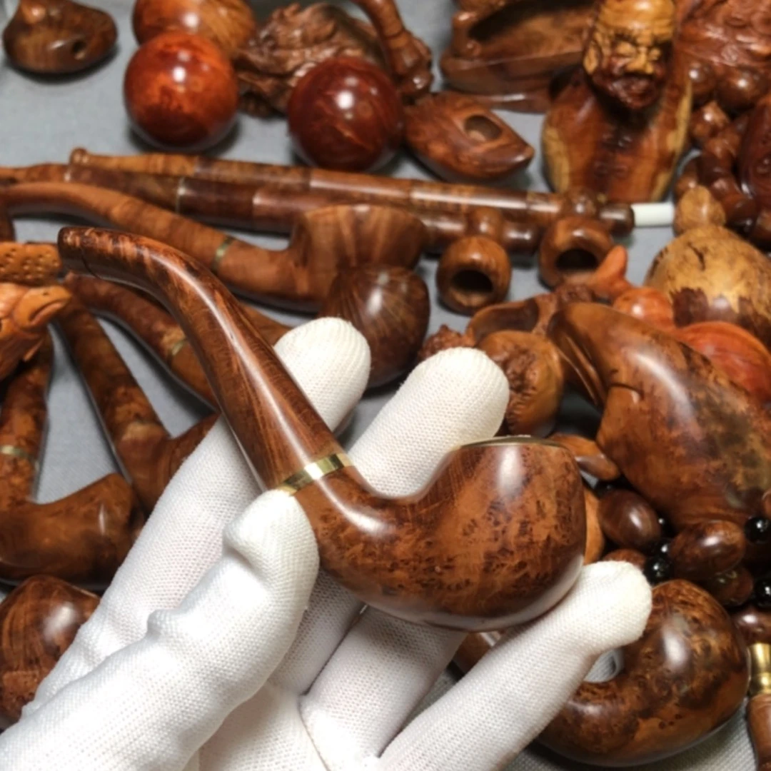 【闪购商品】木麻梨疙瘩火琉璃手把件