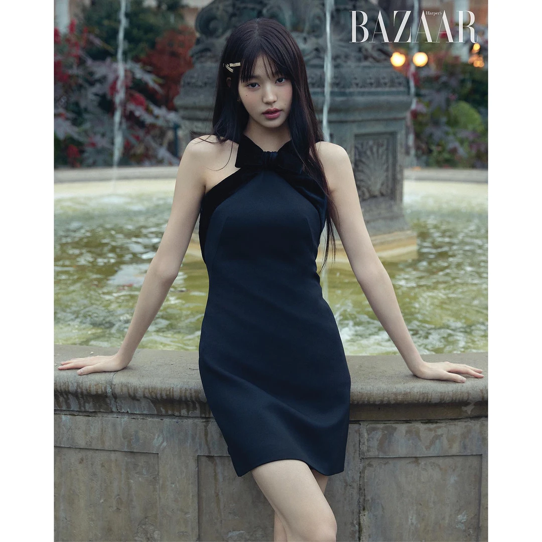 【miu系小黑裙】丝绒减龄蝴蝶结拼接名媛千金风连衣裙A-5276