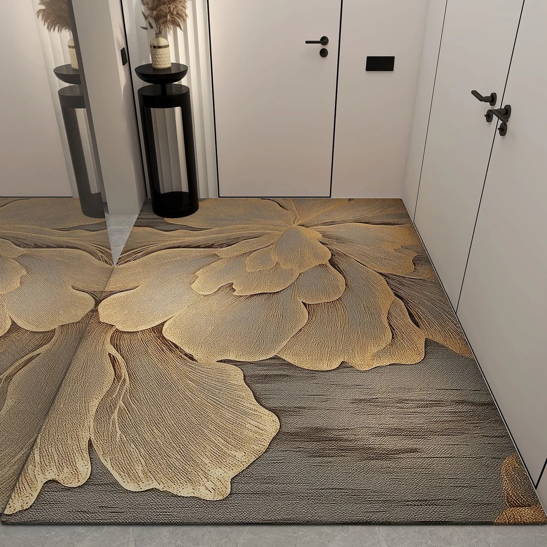 432【100*140】硅藻泥入户门地垫玄关脚垫进门耐脏垫子家用防滑垫