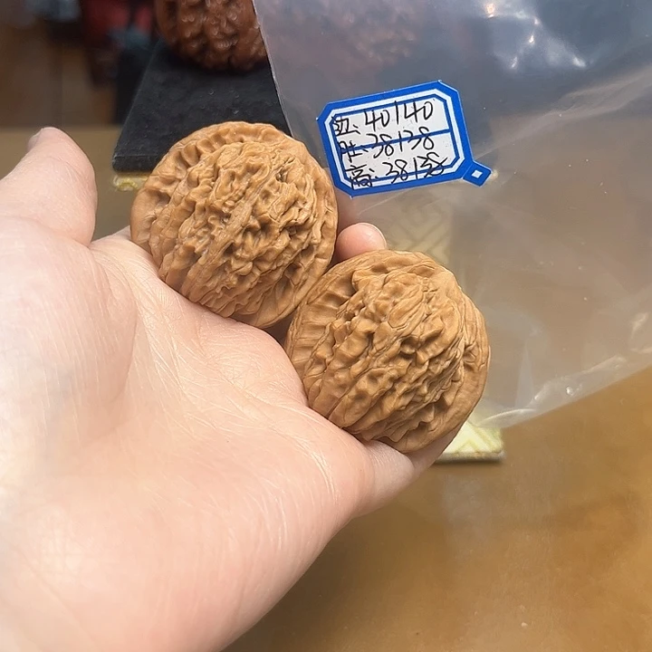 把件文玩核桃四座楼