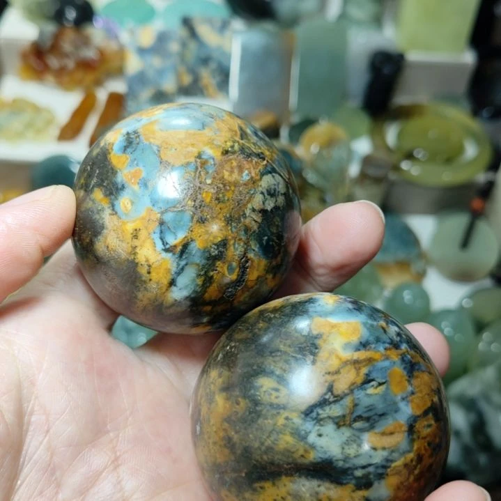 岫玉未镶嵌手球款式