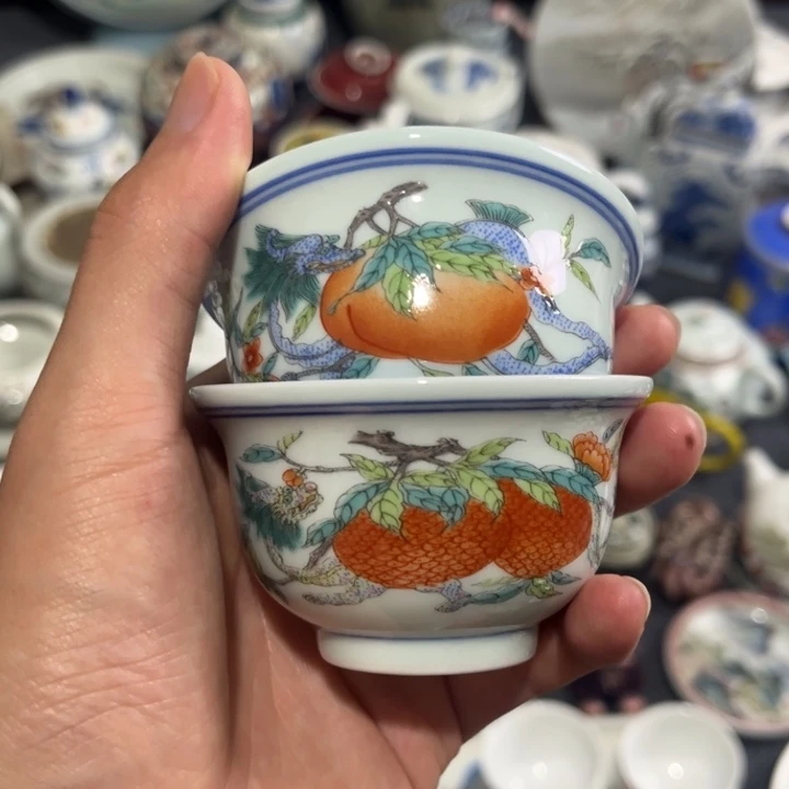 摆件景德镇陶瓷杯子