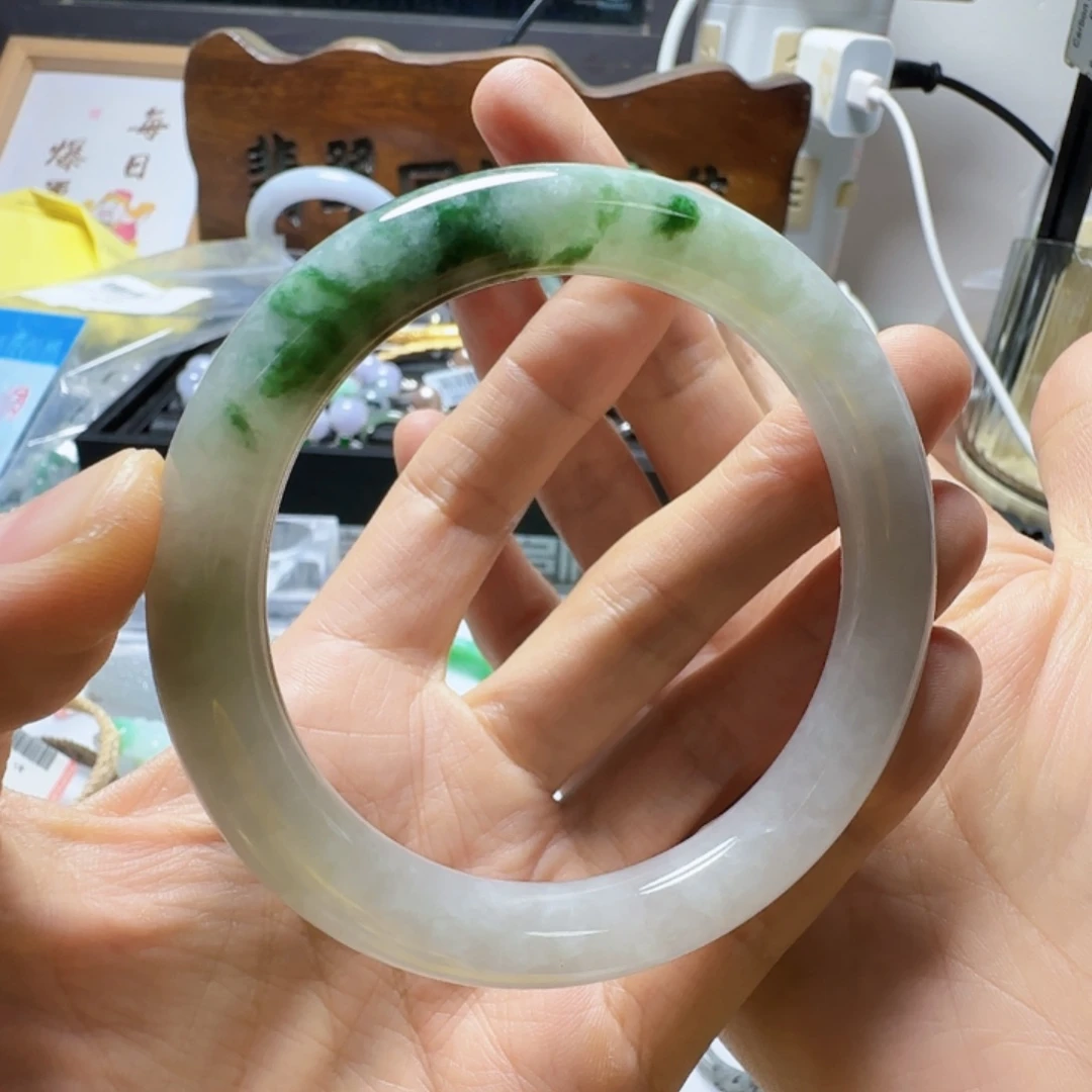 翡翠未镶嵌手镯翡翠1580
