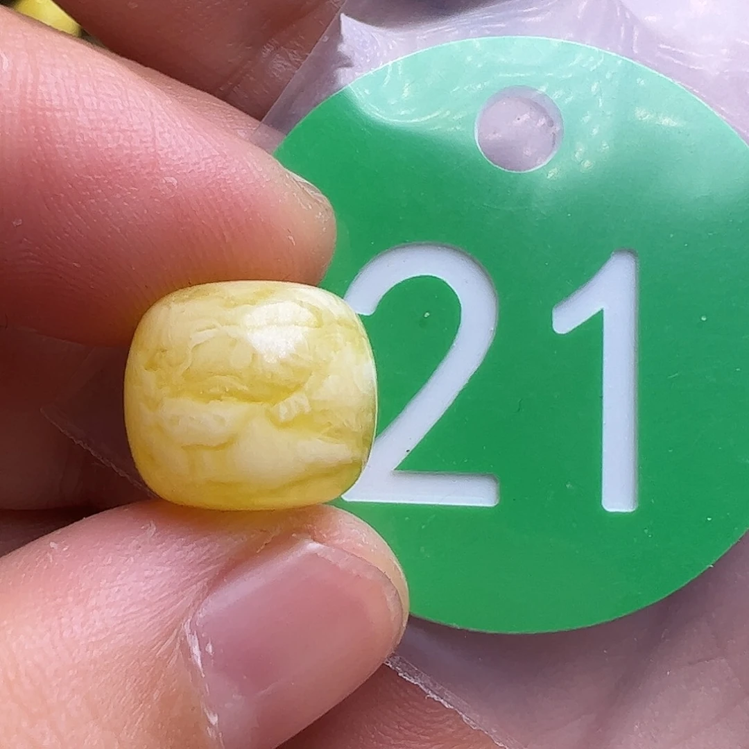 蜜蜡未镶嵌珠宝奇石褚12+m m