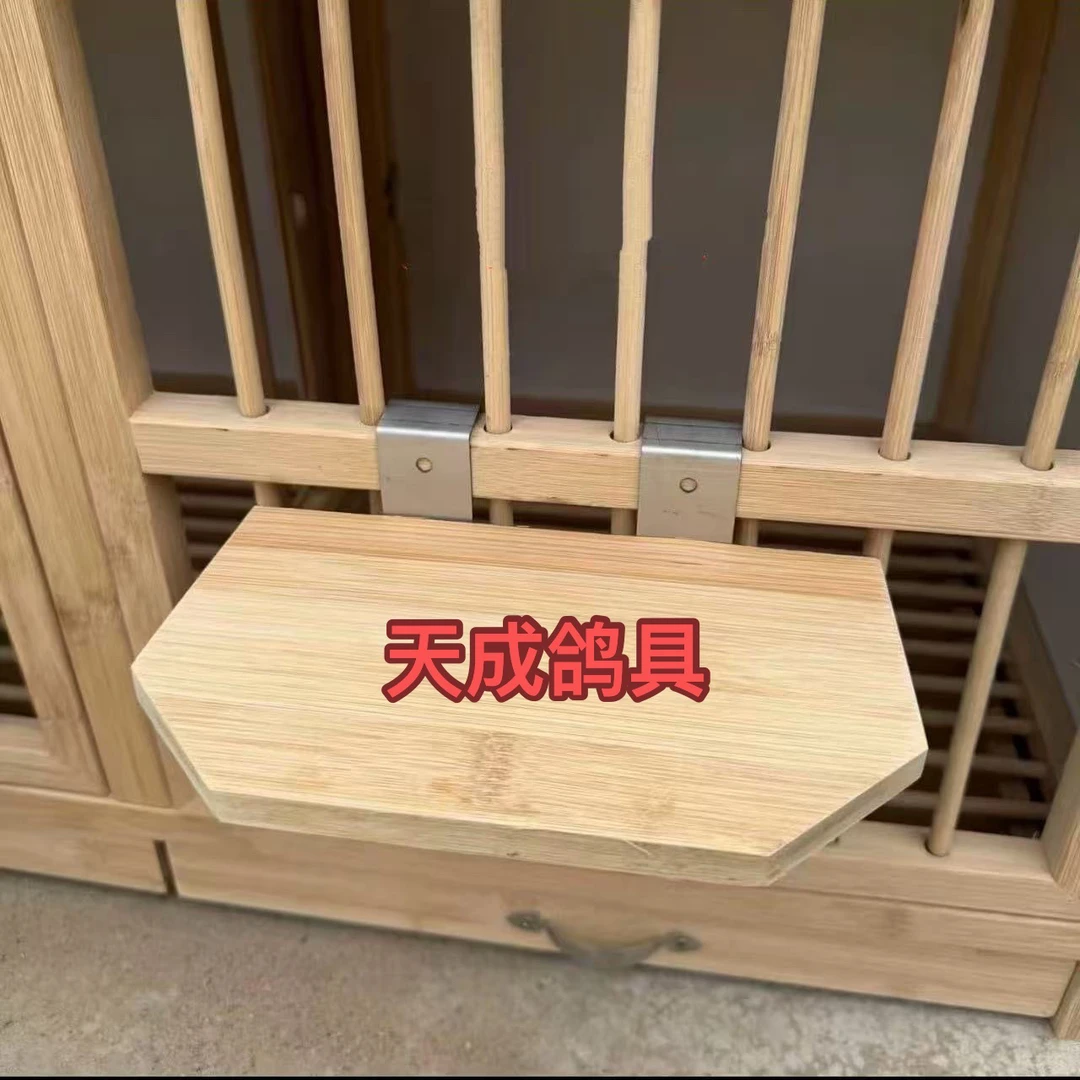 巢箱竹木挂钩站架