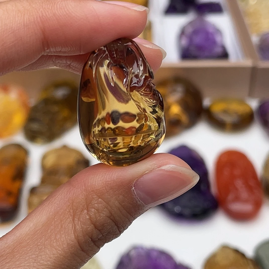 未镶嵌颈饰水晶定制吊坠