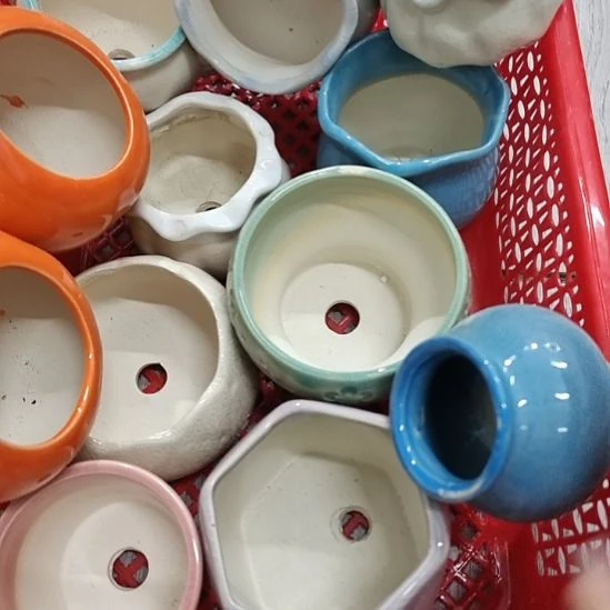 微瑕陶瓷盆满12包邮