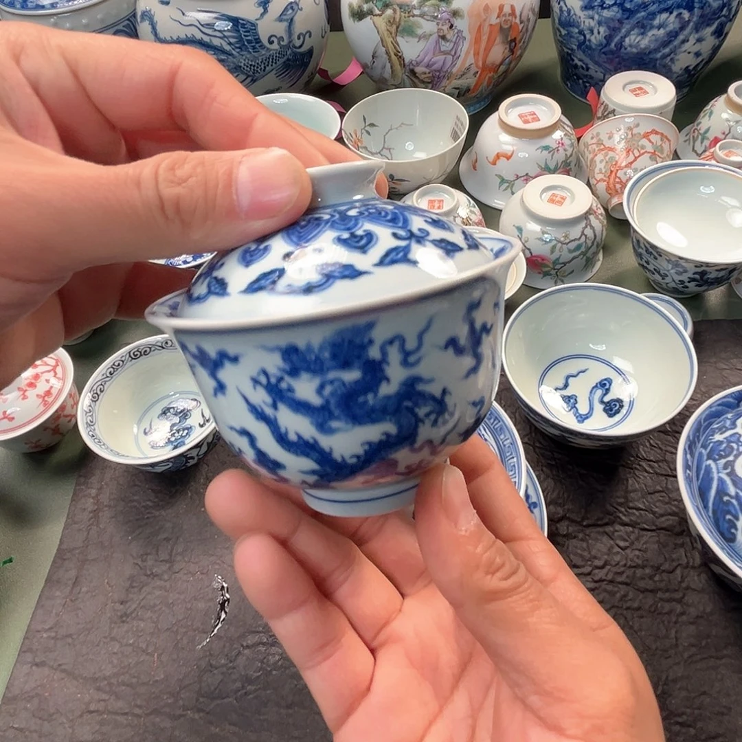 杯青花瓷器青花瓷器