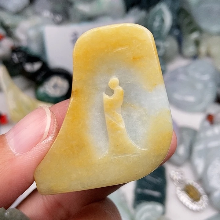 未镶嵌挂件翡翠翡翠