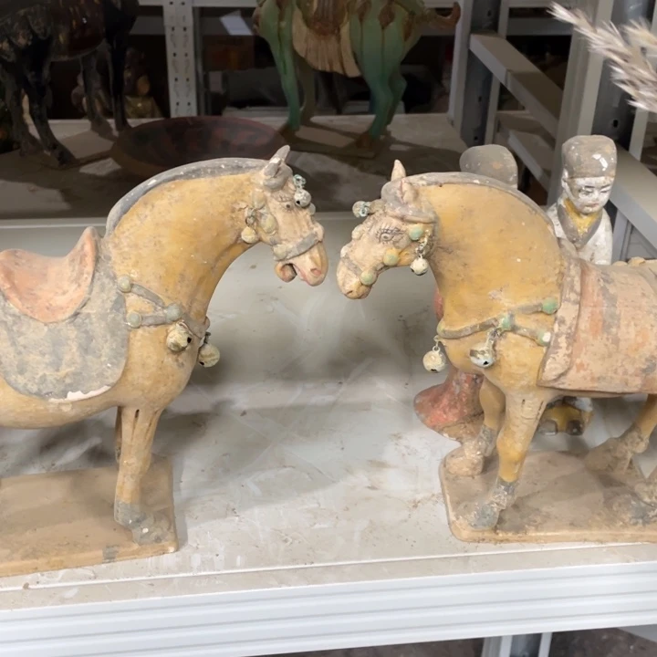 摆件唐三彩陶瓷摆件
