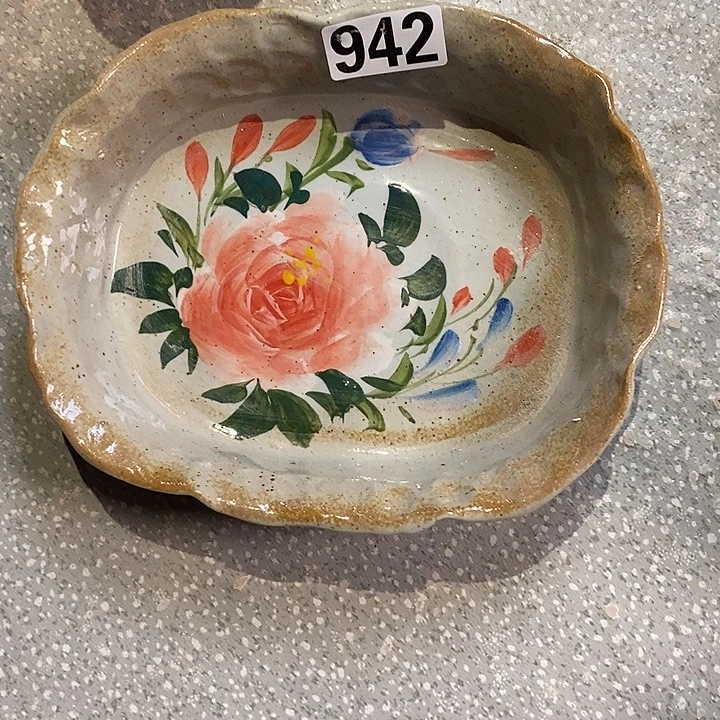 碗942 手工手绘高温釉下